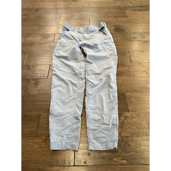 Simms Fishing Products Mens Blue Gray Nylon Ankle Snaps Pants Size S SMALL - Picture 2 of 10